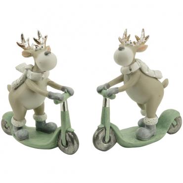 Briedis su paspirtuku